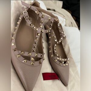 Valentino Stud Flats size 39.5